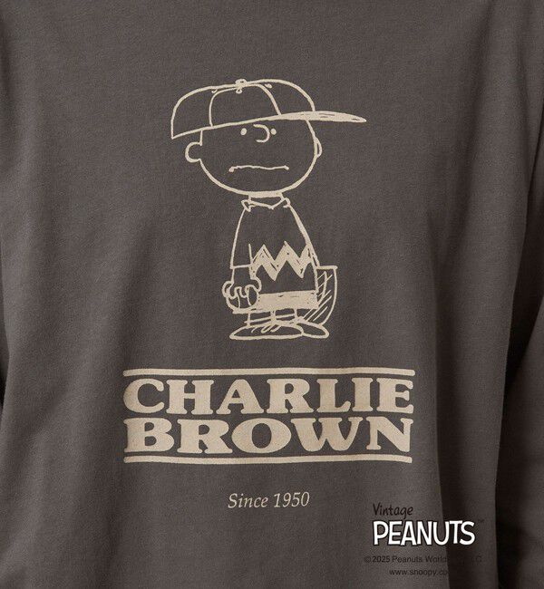 UNITED ARROWS green label relaxing「＜at ease＞PEANUTS ロングスリーブ カットソー」|Tシャツ・カットソー|