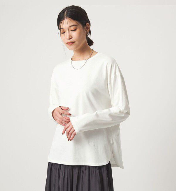 UNITED ARROWS green label relaxing「【WEB限定】＜at ease＞ロングスリーブ カットソー UVカット」|Tシャツ・カットソー|