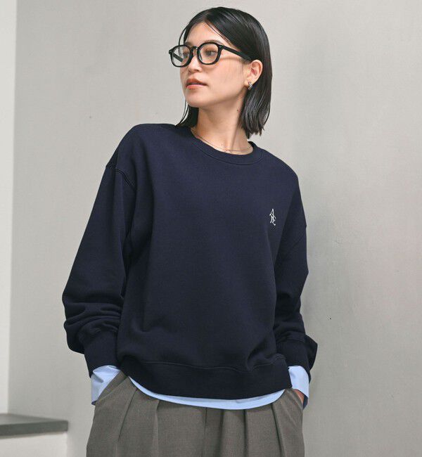 UNITED ARROWS green label relaxing「【WEB限定】＜at ease＞ロゴ スウェット プルオーバー」|スウェット・ジャージ|