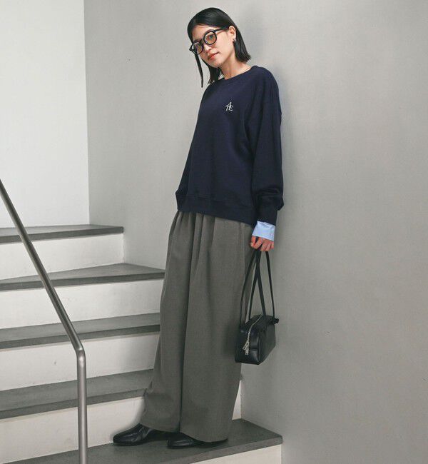 UNITED ARROWS green label relaxing「【WEB限定】＜at ease＞ロゴ スウェット プルオーバー」|スウェット・ジャージ|