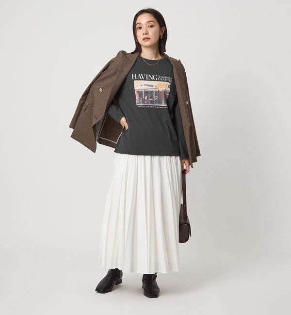 UNITED ARROWS green label relaxing「【WEB限定】＜at ease＞フォト ロングスリーブ Tシャツ」|Tシャツ・カットソー|