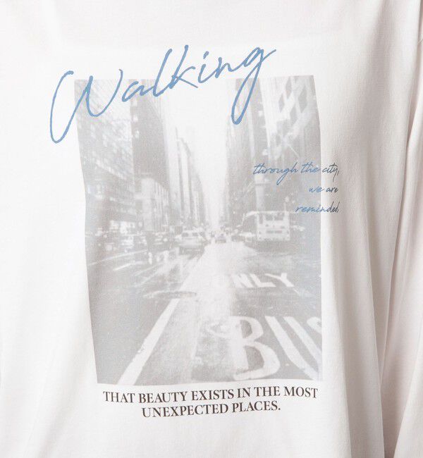 UNITED ARROWS green label relaxing「【WEB限定】＜at ease＞フォト ロングスリーブ Tシャツ」|Tシャツ・カットソー|