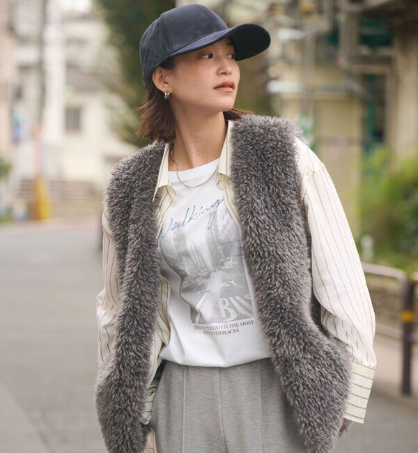 UNITED ARROWS green label relaxing「【WEB限定】＜at ease＞フォト ロングスリーブ Tシャツ」|Tシャツ・カットソー|