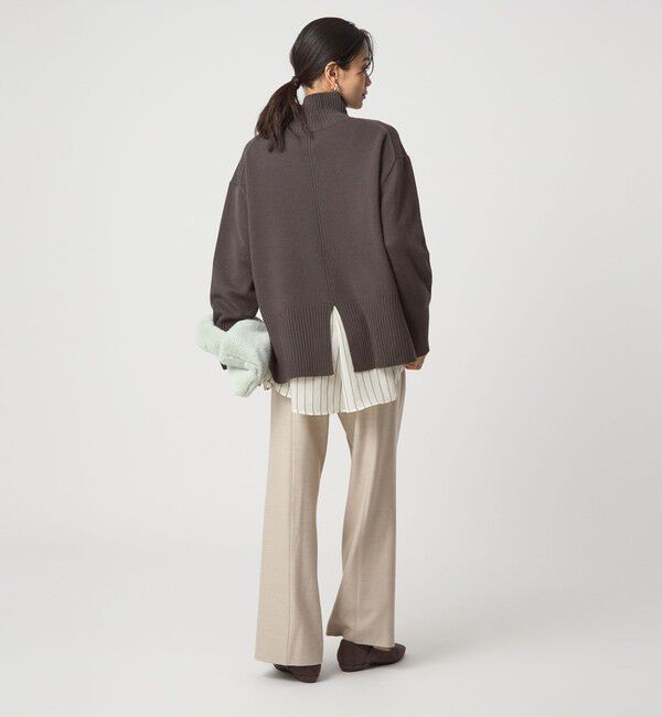 UNITED ARROWS green label relaxing「［size SHORTあり］SERENITY ハイネック プルオーバー ニット」|ニット・セーター|