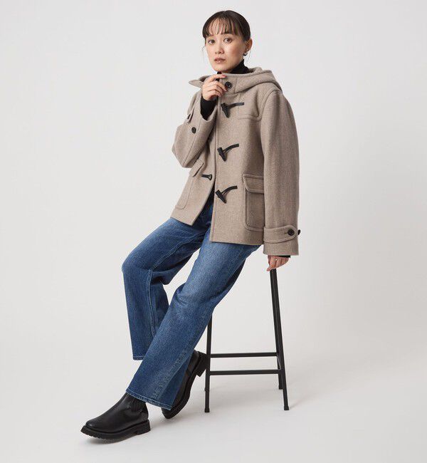 UNITED ARROWS green label relaxing「［size SHORT/TALLあり］【WEB限定】ショート ダッフルコート」|ダッフルコート|