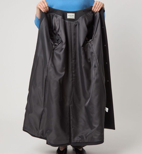 UNITED ARROWS green label relaxing「［size SHORTあり］SENTDALE WOOL セントデールウール ノーカラー コート」|ノーカラーコート|