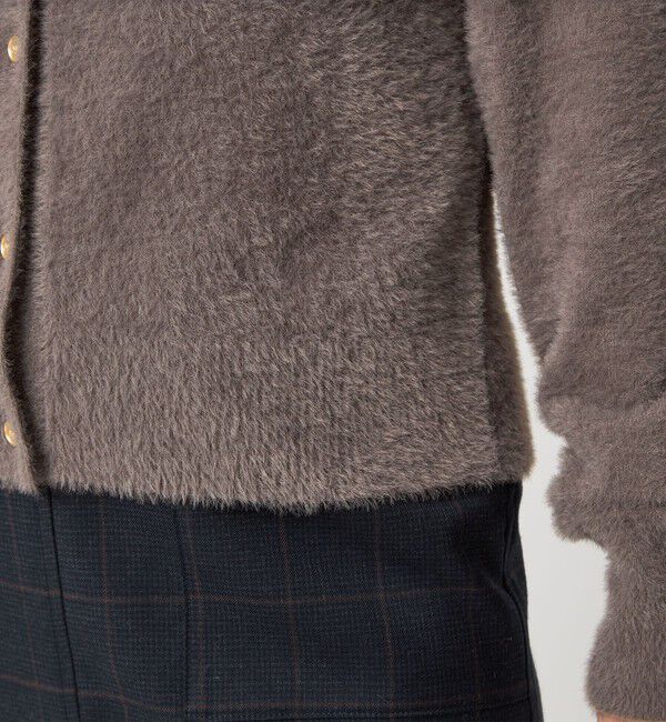 UNITED ARROWS green label relaxing「フラッフ フェザーヤーン ニット カーディガン」|カーディガン|