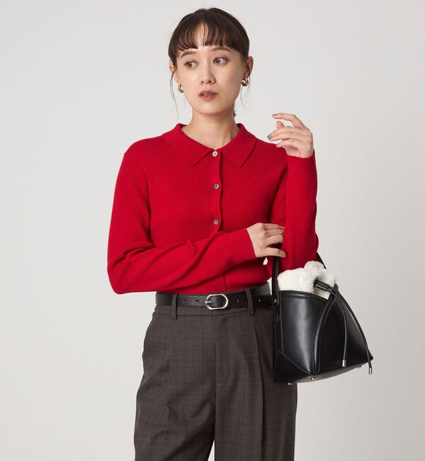 UNITED ARROWS green label relaxing「ウール エリツキ ニット カーディガン ウォッシャブル」|カーディガン|