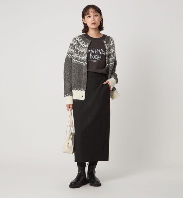 UNITED ARROWS green label relaxing「ブックストア ロゴ ロングスリーブ Tシャツ」|Tシャツ・カットソー|