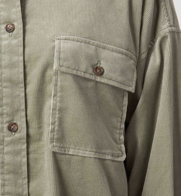 UNITED ARROWS green label relaxing「コーデュロイ ダブルポケット シャツ」|シャツ・ブラウス|