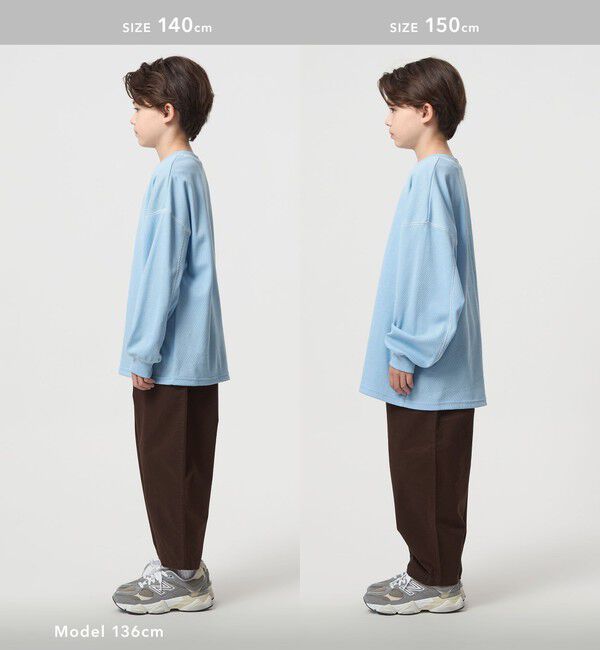 UNITED ARROWS green label relaxing「ハニカム 配色 プルオーバー / キッズ  100cm-160cm」|Tシャツ・カットソー|