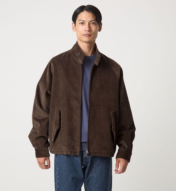 UNITED ARROWS green label relaxing「【別注】＜BARACUTA＞GLR コーデュロイ G4 ドライバーズジャケット ブルゾン」|ブルゾン・スタジャン|MOCA
