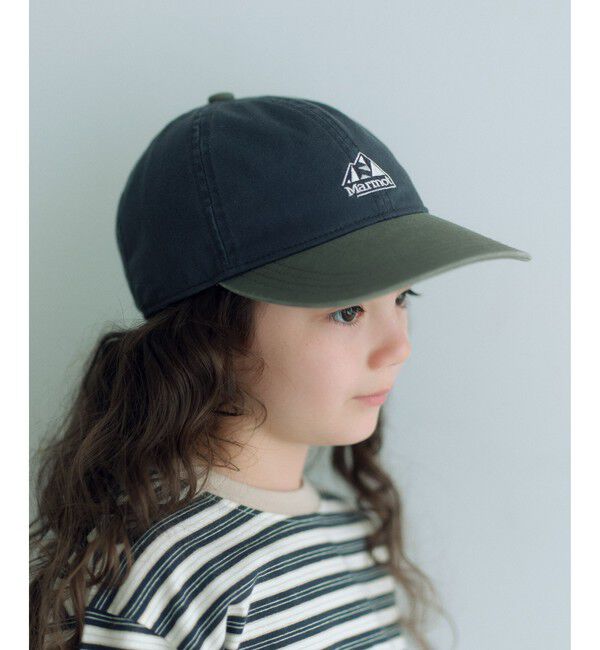 UNITED ARROWS green label relaxing「＜Marmot＞クラシック ロゴキャップ / キッズ  」|キャップ・キャスケット|DK.GRAY