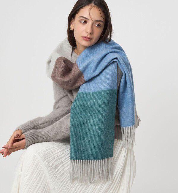 UNITED ARROWS green label relaxing「ウール 柄 ストール」|ストール|