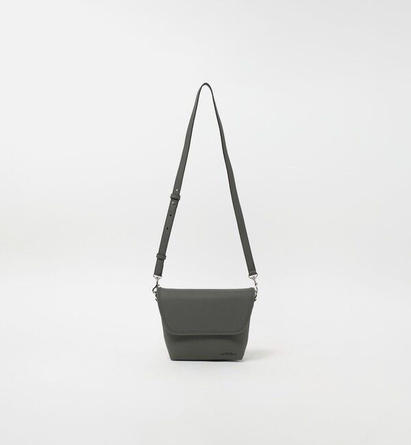 UNITED ARROWS green label relaxing「シボ レザーライク フラップ ショルダーバッグ」|ショルダー・メッセンジャー|