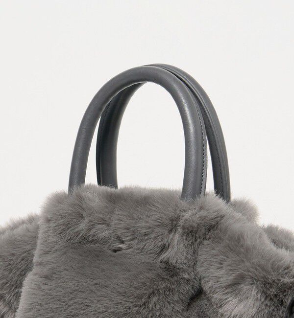 UNITED ARROWS green label relaxing「フェイクファー2WAY トートバッグ / ショルダーバッグ」|ショルダー・メッセンジャー|