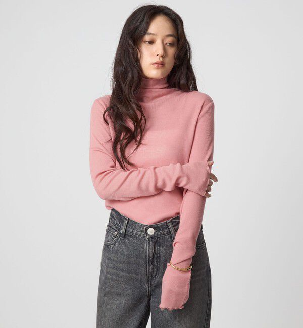 UNITED ARROWS green label relaxing「テレコ タートルネック プルオーバー」|Tシャツ・カットソー|