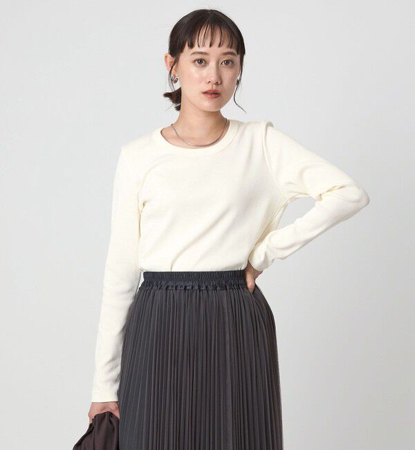 UNITED ARROWS green label relaxing「フライス Uネック Tシャツ」|Tシャツ・カットソー|