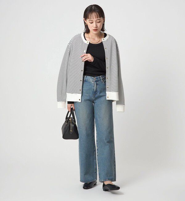 UNITED ARROWS green label relaxing「フライス Uネック Tシャツ」|Tシャツ・カットソー|