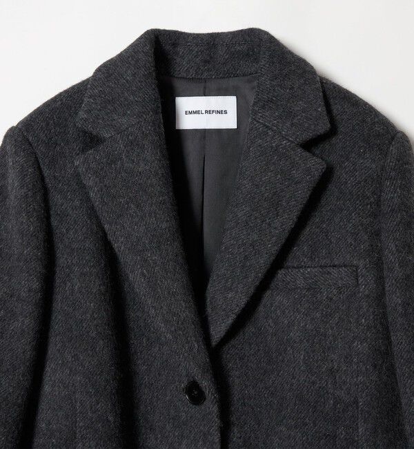 EMMEL REFINES「＜EMMEL REFINES＞EM シャギー ボンディング ジャケット」|テーラードジャケット|