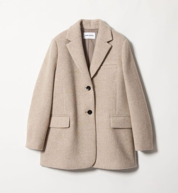 EMMEL REFINES「＜EMMEL REFINES＞EM シャギー ボンディング ジャケット」|テーラードジャケット|