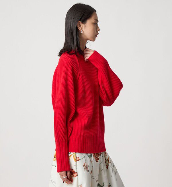 EMMEL REFINES「＜EMMEL REFINES＞EM リブ ボトルネック ニットプルオーバー」|ニット・セーター|