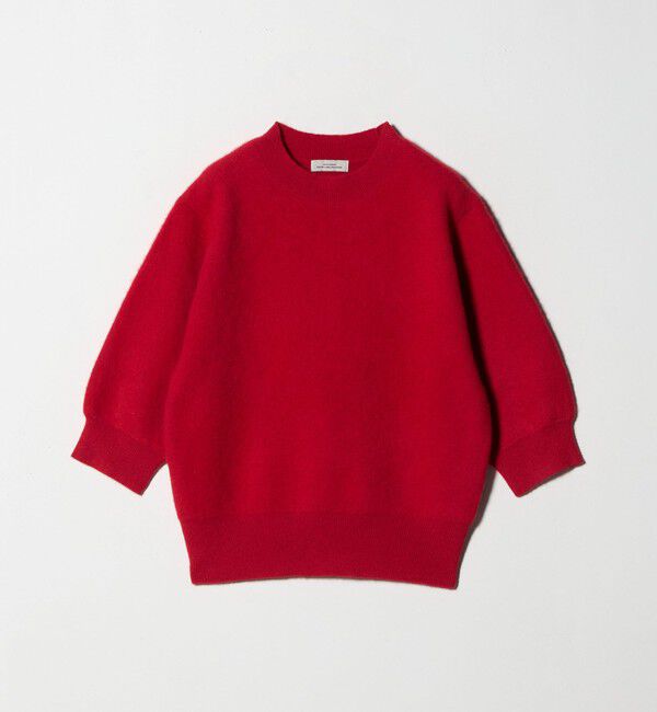 UNITED ARROWS green label relaxing「FOXブレンド ハーフスリーブ プルオーバー ニット」|ニット・セーター|