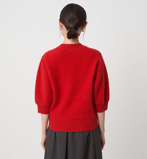 UNITED ARROWS green label relaxing「FOXブレンド ハーフスリーブ プルオーバー ニット」|ニット・セーター|