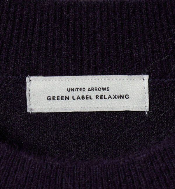 UNITED ARROWS green label relaxing「FOXブレンド ハーフスリーブ プルオーバー ニット」|ニット・セーター|