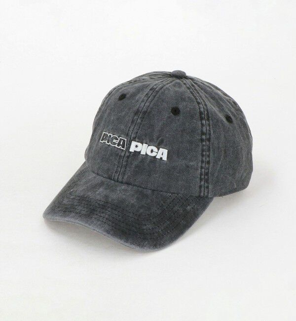 UNITED ARROWS green label relaxing「＜PICA PICA＞エンブロイダリー 刺しゅう キャップ」|キャップ・キャスケット|BLACK