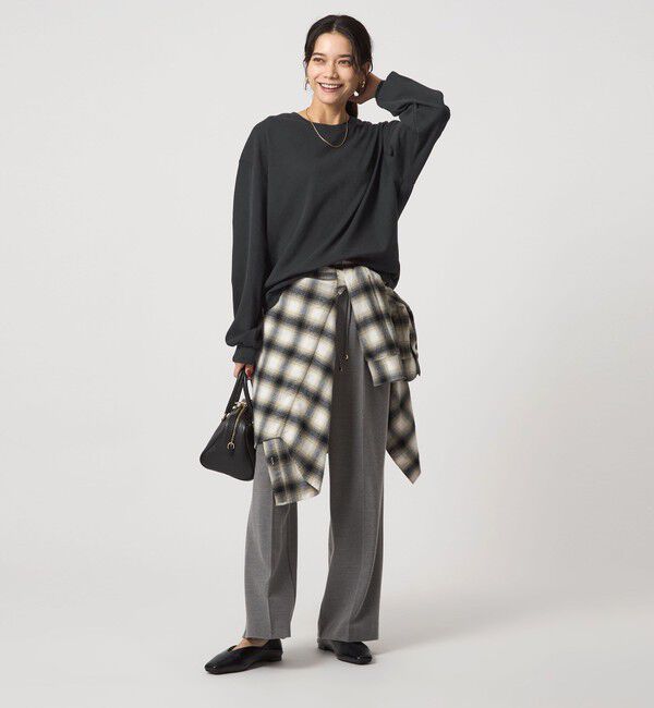 UNITED ARROWS green label relaxing「フィブリル タッチ ロングスリーブ トップス」|Tシャツ・カットソー|