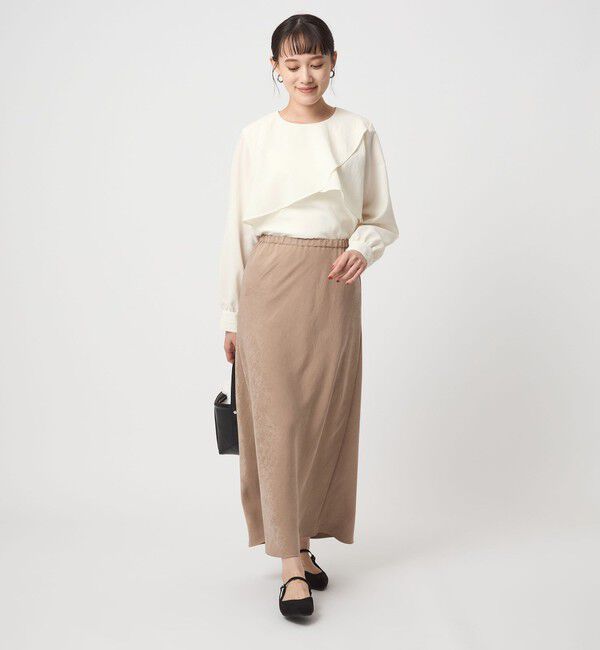 UNITED ARROWS green label relaxing「ケープ ロングスリーブ ブラウス」|シャツ・ブラウス|