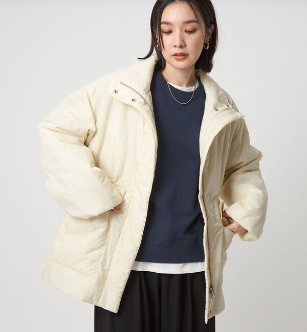 UNITED ARROWS green label relaxing「【WEB限定】＜at ease＞パフ ブルゾン」|ブルゾン・スタジャン|OFF WHITE