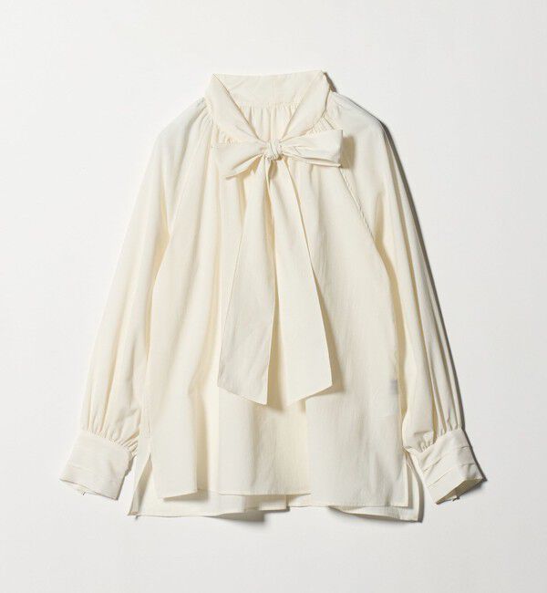 UNITED ARROWS green label relaxing「ボウタイ ギャザー ブラウス」|シャツ・ブラウス|