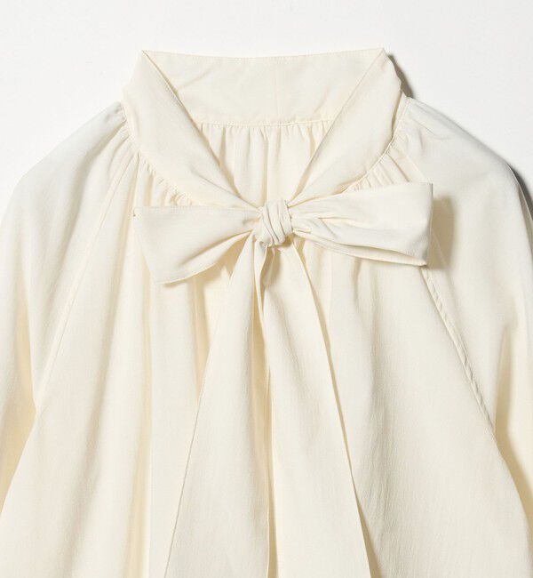 UNITED ARROWS green label relaxing「ボウタイ ギャザー ブラウス」|シャツ・ブラウス|