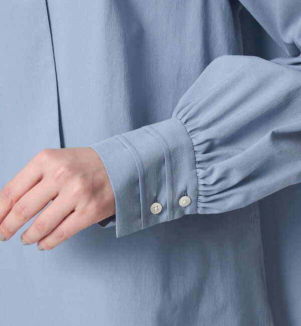 UNITED ARROWS green label relaxing「ボウタイ ギャザー ブラウス」|シャツ・ブラウス|