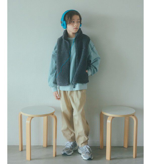 UNITED ARROWS green label relaxing「ボアベスト / キッズ  100cm-160cm」|ベスト・ジレ|