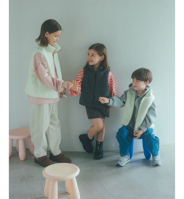 UNITED ARROWS green label relaxing「ボアベスト / キッズ  100cm-160cm」|ベスト・ジレ|