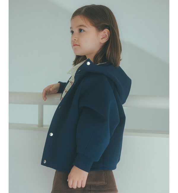 UNITED ARROWS green label relaxing「ダンボール フード ハオリ / パーカー / キッズ  100cm-160cm」|パーカー|NAVY