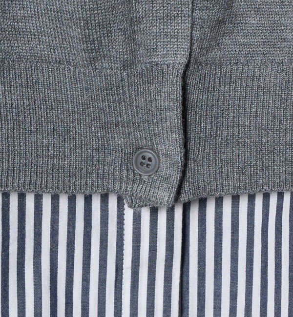 UNITED ARROWS green label relaxing「ニットベスト&times;フリルネック ブラウス」|シャツ・ブラウス|