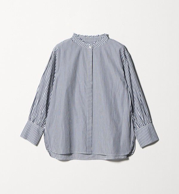 UNITED ARROWS green label relaxing「ニットベスト&times;フリルネック ブラウス」|シャツ・ブラウス|