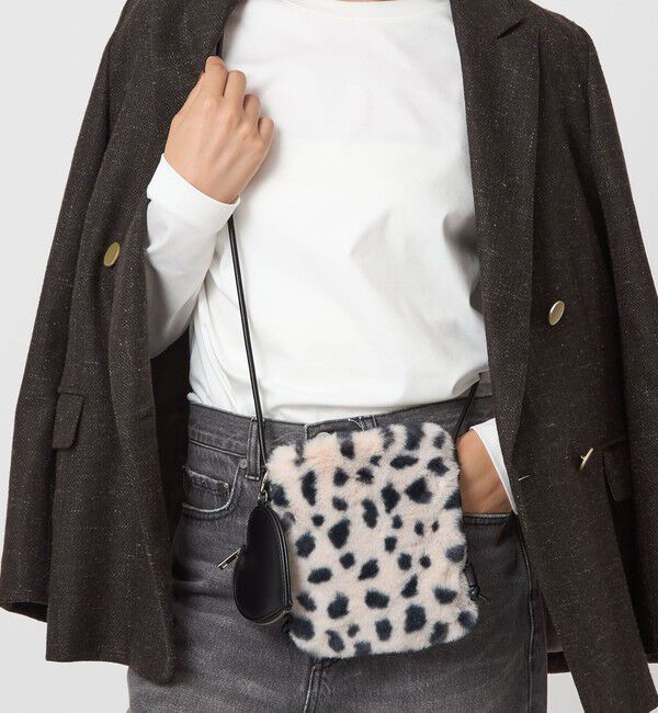 UNITED ARROWS green label relaxing「ファーショルダーバッグ ハートチャーム付き」|ショルダー・メッセンジャー|その他1