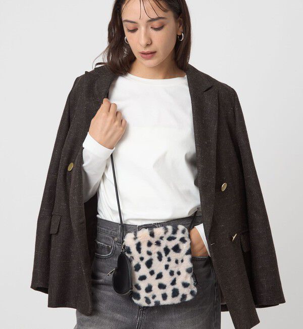 UNITED ARROWS green label relaxing「ファーショルダーバッグ ハートチャーム付き」|ショルダー・メッセンジャー|