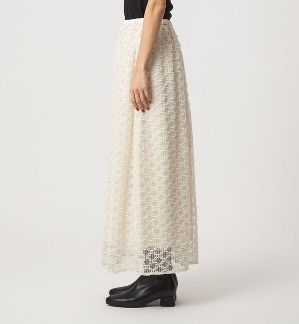 UNITED ARROWS green label relaxing「シアー シシュウ フレア スカート」|フレア|