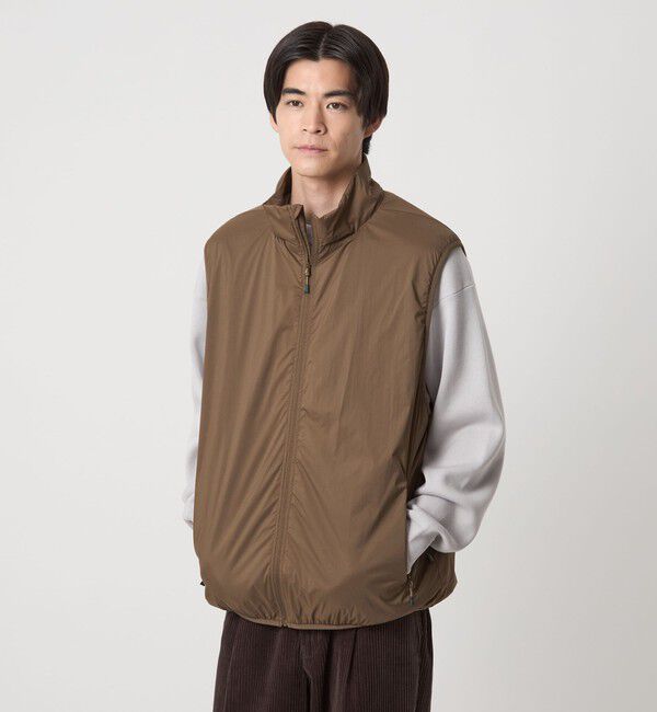 UNITED ARROWS green label relaxing「【別注】＜DAIWA＞PERTEX スタンドネック ベスト」|ダウンベスト・ベスト|