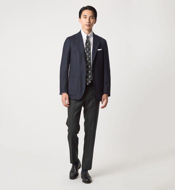 UNITED ARROWS green label relaxing「TW サキソニー アジャスター スリム スラックス -ウォッシャブル・ストレッチ-」|スラックス|