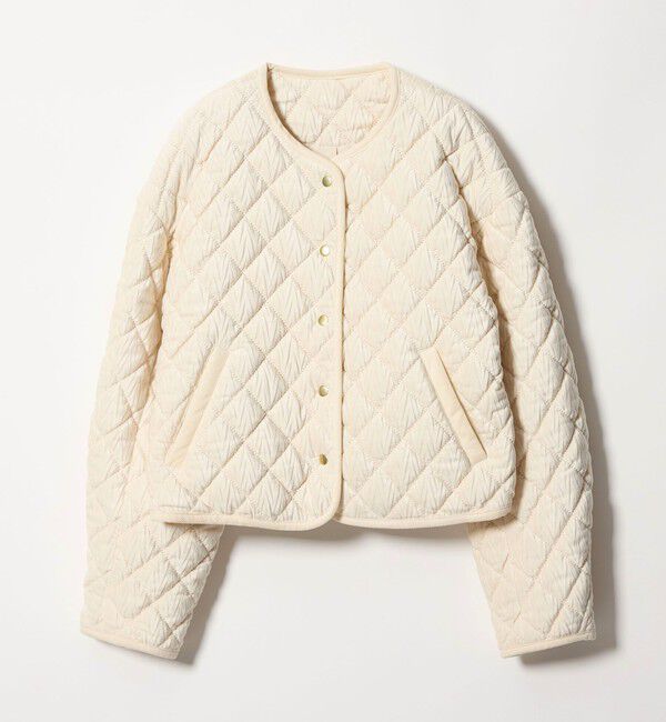 EMMEL REFINES「＜EMMEL REFINES＞EM ベロア キルト ブルゾン」|その他|OFF WHITE