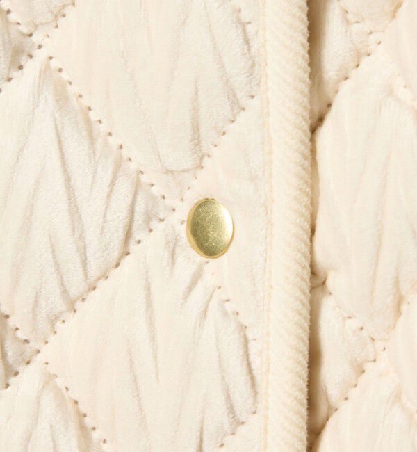 EMMEL REFINES「＜EMMEL REFINES＞EM ベロア キルト ブルゾン」|その他|