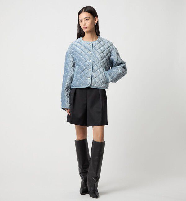 EMMEL REFINES「＜EMMEL REFINES＞EM ベロア キルト ブルゾン」|その他|