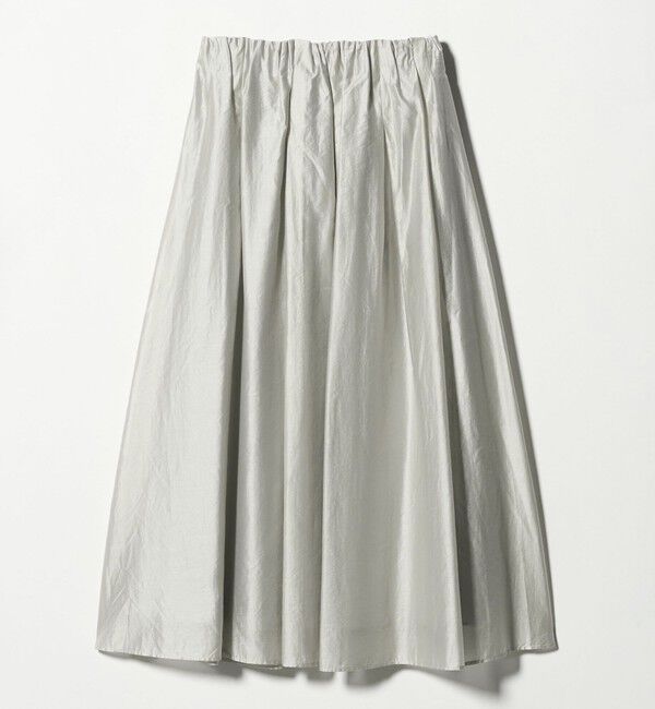 UNITED ARROWS green label relaxing「［size SHORTあり］チンツシアー ギャザー スカート」|フレア|